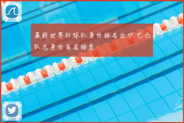 最新世界杯球队身价排名出炉 巴西队总身价高居榜首